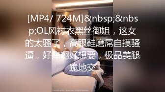 [MP4/ 724M]&nbsp;&nbsp;OL风衬衣黑丝御姐，这女的太骚了，高跟鞋磨屌自摸骚逼，好痒啊好想要，极品美腿跪地交